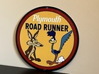 Hi Gloss Plymouth Road Runner Service Vintage  Style Metal Sign