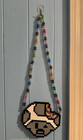 Trippy Toad Head Perler Bead Kandi Necklace Plur Edm Rave Fest Dance