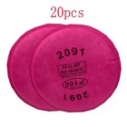 2091 P100 Particulate Filters Compatible With 3m 6200 7502 Respirator 20 Pack Us