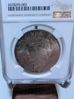1925 Peace Silver Dollar Ms63  1 Us Coin  90  Silver  Ngc Certified
