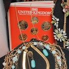 Junk Drawer Estate Sale Lot Costume Jewelry Coins Pins More  1st Come 1st Served