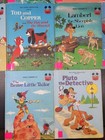 14 Vintage Walt Disney Books Dumbo Pinocchio Pluto Goofy Bambi The Rescuers Etc
