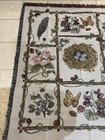 Vintage 50   x60    Woven Tapestry Throw Blanket Bird   Botanical Designs New Mohawk