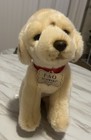 Fao Schwartz Golden Labrador Puppy Dog Plush Stuffed Animal