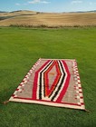 Navajo Rug Jb Moore Antique Native American Indian Blanket Weaving 1915 