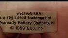 The Energizer Bunny Vintage 1989