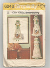 6248 Simplicity Transfer Pattern Embroidery Holly Hobbie Pillow Doll   Picture