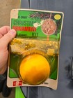 Fibre-craft Gold Satin Snowflake Burst Vtg Sequin Bead Christmas Ornament Kit