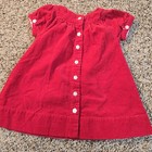 Baby Girls Corduroy Nursery Rhymes Christmas Dress Size 12 Months
