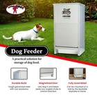Little Giant Dry Food Automatic Steel Dog Feeder Chow Hound 25 Lb  2 Pack 
