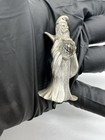 1984 Spoontiques Pewter Wizard W  Swarvski Crystal Ball   Crystal On Hat Cmr 536