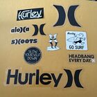 Hurley 10 Sticker Lot Surfboards Wetsuits Shorts  Original Vintage Surfing Rare