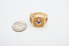 10k Yellow Gold Masonic Ring Size 12 5