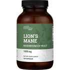 Organic Lion s Mane Mushroom Supplement  1000 Mg  - 120 Capsules