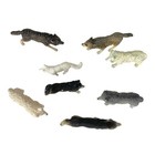 Schleich Wolves Lot Of 8 Wolf Adult Figures