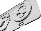 Delta Sigma Theta Raised Letter Mirror License Plate  silver silver - Car truck 