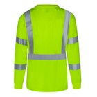 Claro 4 Pack Everyday Ansi Class 3 Long Sleeve Upf-50  T-shirt Hi Vis