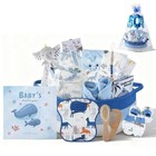25-pcs Luxury Baby Gift Basket Set