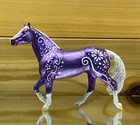 Custom Breyer Stablemate Smart Chic Mold W  Hand Painted Floral Design