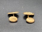 Vintage Gold Tone Cuff Links Neat Design