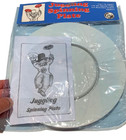 Metal Juggling Spinning Plate   Wood Stick Circus Trick Balancing Juggle Saucer