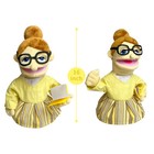 16 teacher Hand Puppet Withretractable Control Rodinteractive Role Play For Kids