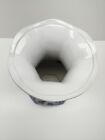 Vintage Blue   White Porcelain Chinese Vase Urn  Floral 12 