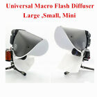 Guage Universal Macro Flash Speedlite Softbox Macro Photography Diffuser Kit New