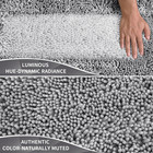 Bathroom Rug Set 2 Piece  Luxury Shaggy Bath Mat Set With Non Slip Backing  Ultr