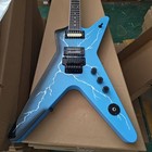Dimebag Darrell    dean From Hell    Blue Electric Guitar Floyd Rose Tremolo Shipus