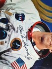 Hand Signed Alan B Shepard 10x8 Official Nasa Mission Photo
