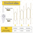 3 Pack Plate Hangers For The Wall wall Plate Hangers 6 8 10 Inch Plates Holde   