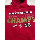 Washington Nationals World Series Champs 2019 Nike Red Hoodie Xxl 842 