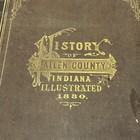 History Of Allen County Illustrated 1880 Book Fort Wayne Indiana Genealogy