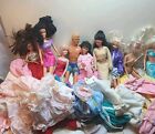 Vintage Mixed Lot Barbie Dolls And Other Dolls With Accessories  Doll Clothing