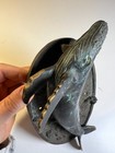 Antique Vintage Humpback Whale Door Knocker Bell Brass Bronze Nautical Coastal
