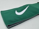 Nike Dri-fit Head Tie Headband Tennis Green white Ac4400-344 Nwt