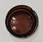 Vintage 80s San Miguel Beer Amber Glass Ashtray 