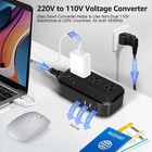  Voltage Converter 2300w Power Step Down 220v To 110v Universal Travel Adapte   