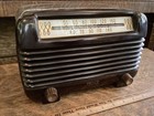 Vintage Philco Transitone Brown Bakelite Tube Radio    video     Working Antique