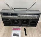 Showa Retro Sharp Gf-919 Radio Cassette Player Fm Am Serviced Working Japan