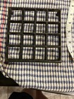 Antique Vintage Footed Cast Iron Grid Trivet Decorative Hot Cold Metal Trivet