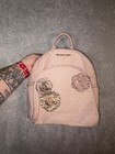 Michael Kors Abbey Medium Floral Backpack Admiral Signature Mk