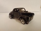Htf Black Model Motoring Tjet Body On Vintage Solid Rivet Aurora Tjet Chassis