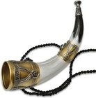 United Lord Of The Rings Lotr Horn Of Gondor Polished Brass Horn Replica Prop