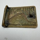 Bsa Philmont Scout Ranch Brass Bronze W  Patina Belt Buckle W  Mountain Bb-396