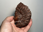10cm Old Tibetan Boxwood Carved Indian Exquisite Figure Ornaments Handlebars