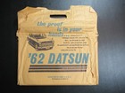 1962 Datsun Car Dealer Advertising Bag Vintage Nissan