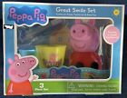 Peppa Pig Kids 3pc Toothbrush  Holder   Rinse Cup   Bath Set Pouf Numbers Bubble