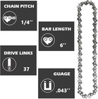 6 Inch Chainsaw Chain  5 Pieces Replacement Chains For All 6-inch Cordless Elect